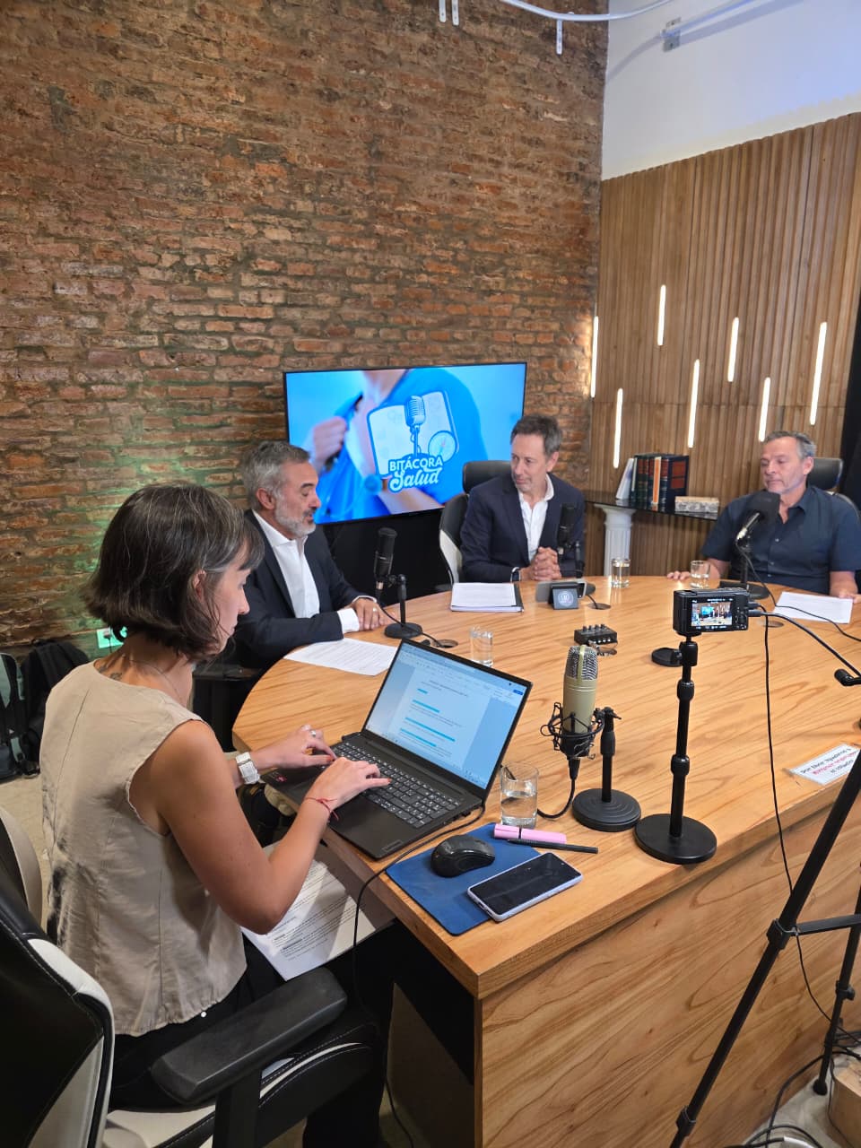 Preparación de la grabación del podcast